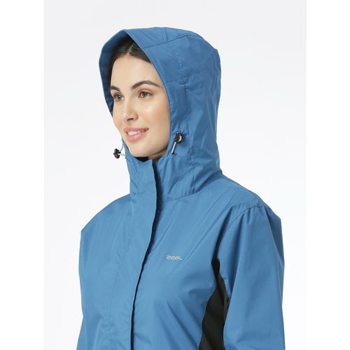 Buy ZEEL Traveller Blue Women Rain Jacket Online