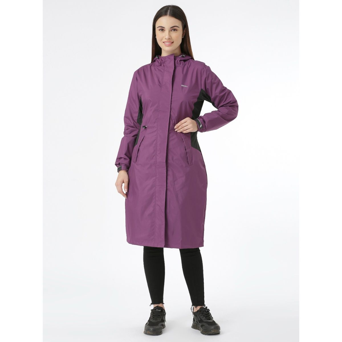 Buy ZEEL Traveller Purple Women Rain Jacket Online