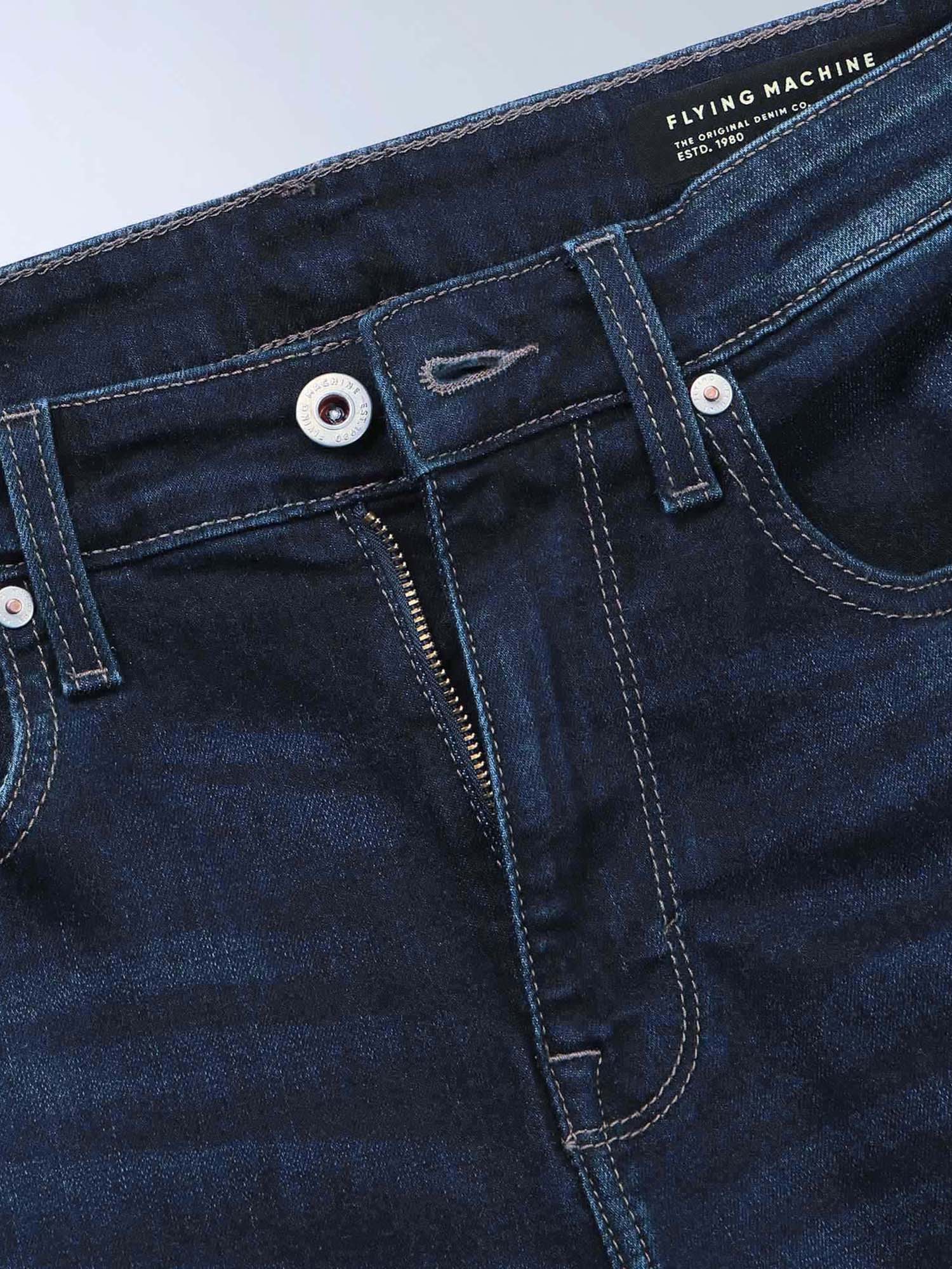 Buy Flying Machine Slash Slim Straight Fit Authentic Premium Jeans-Blue ...