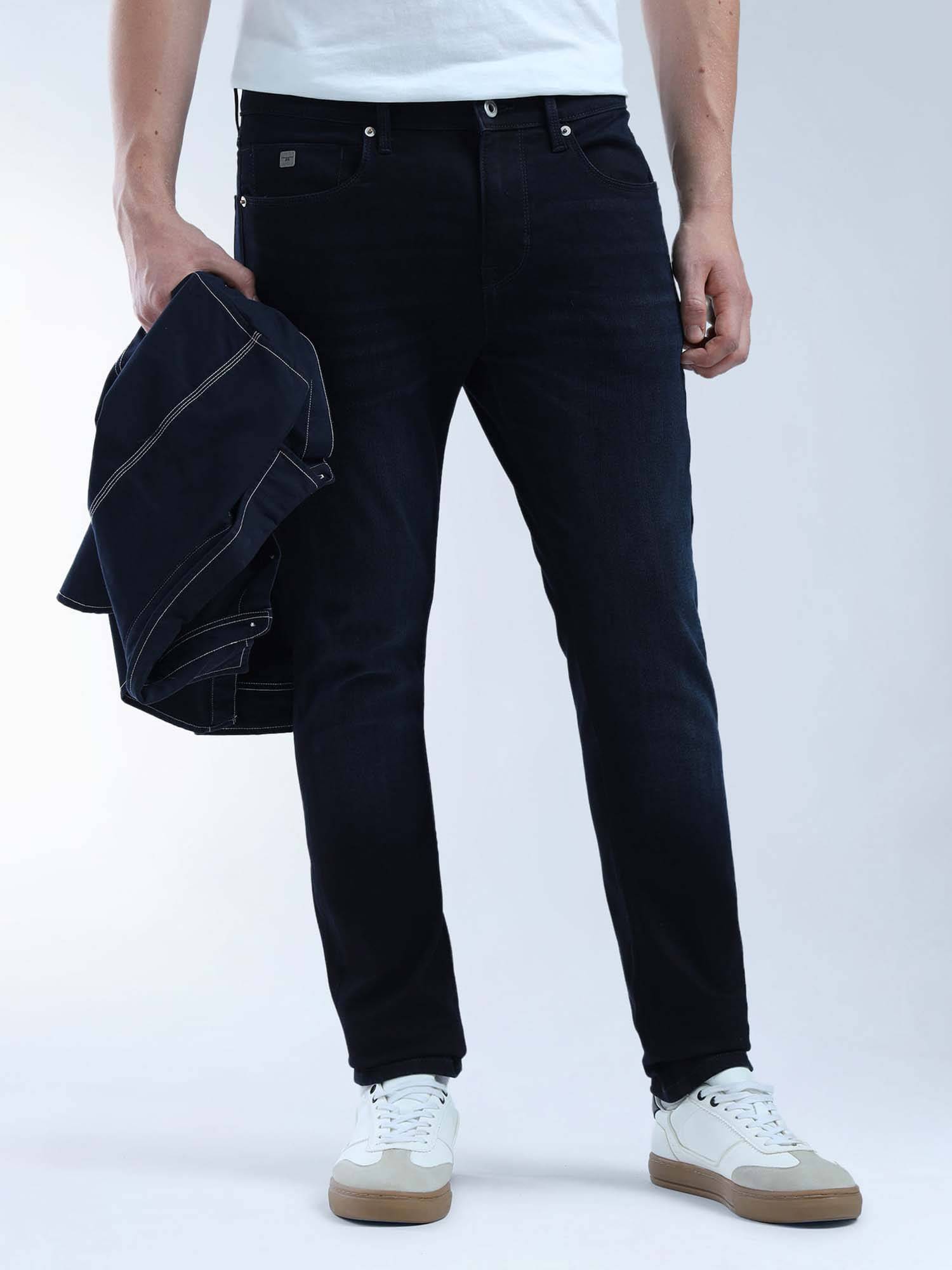 Buy Flying Machine Slash Slim Straight Fit Authentic Premium Jeans-Blue ...