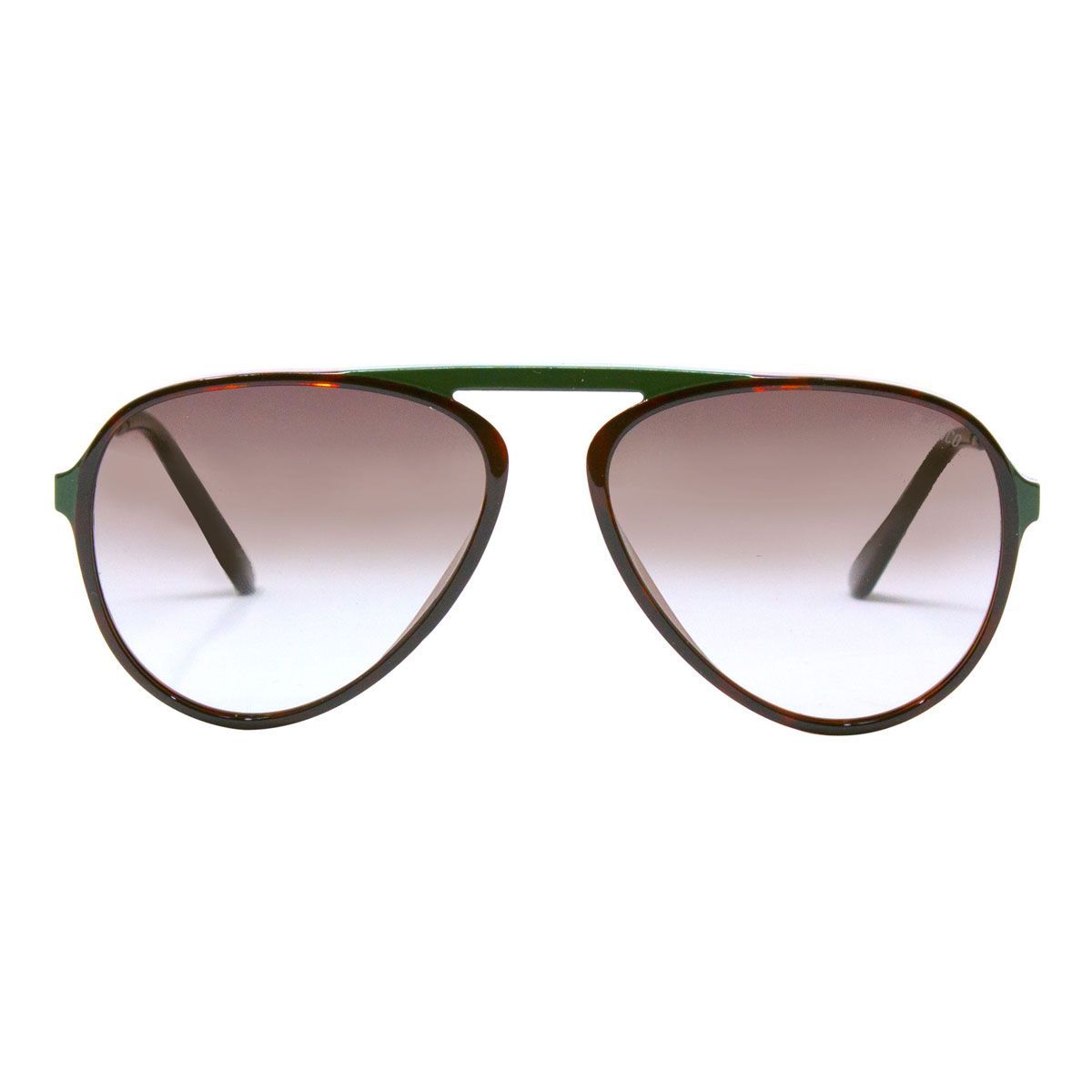 Enrico Green Polycarbonate Aviator Czar Unisex Sunglasses