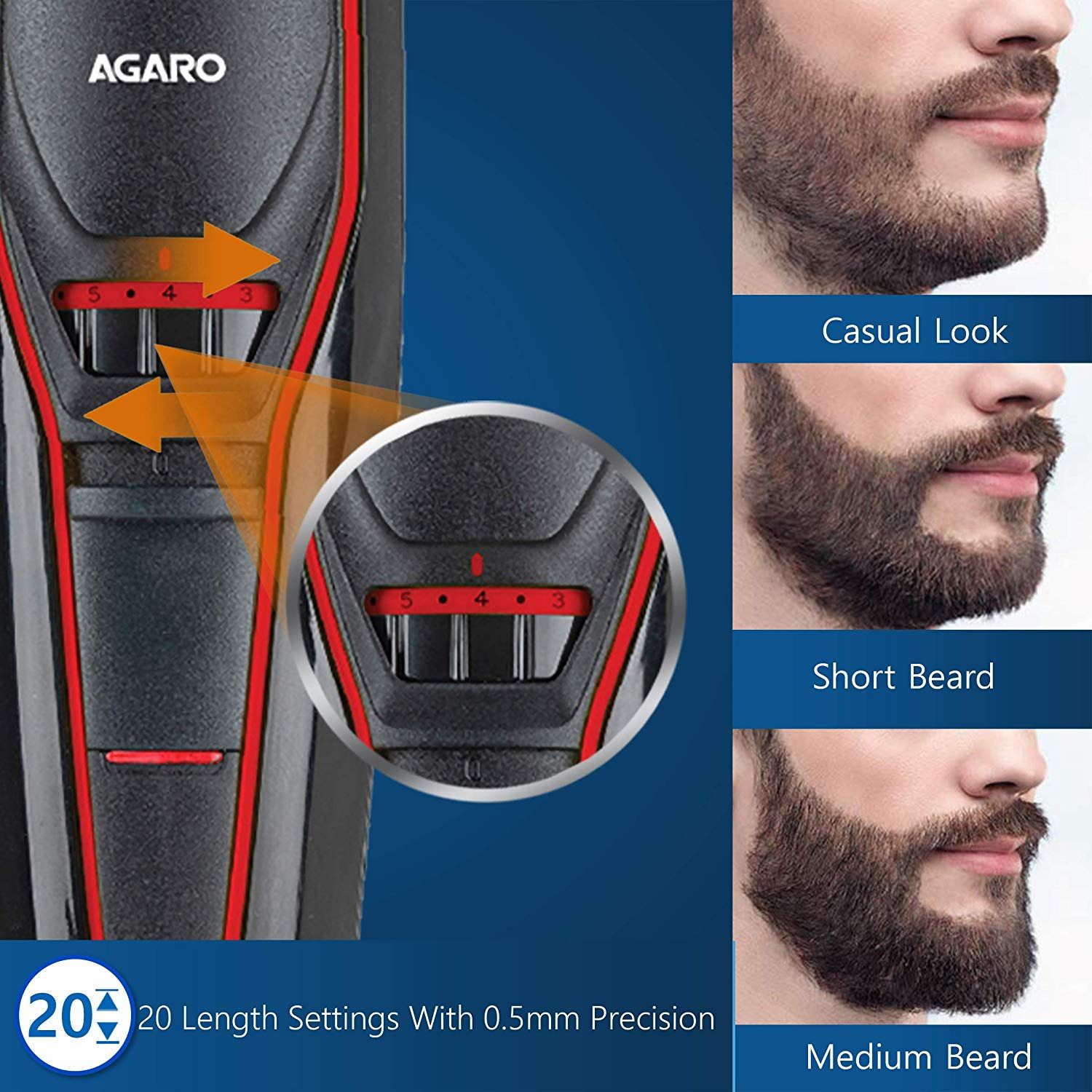 agaro beard trimmer