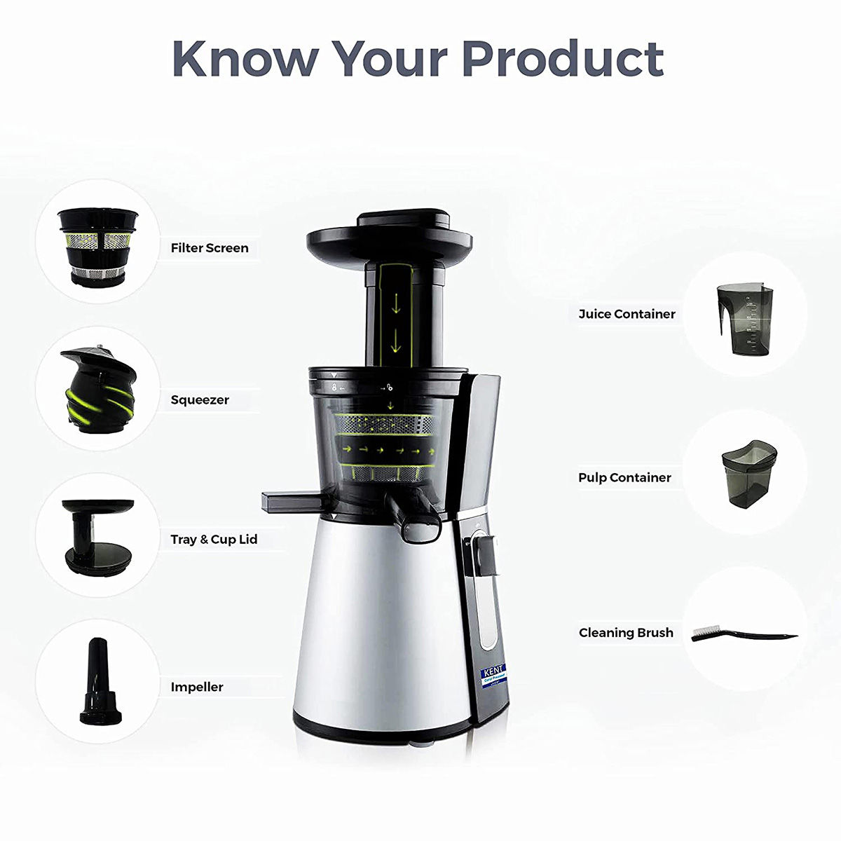 Buy Kent 16006 Cold Pressed Juicer Online