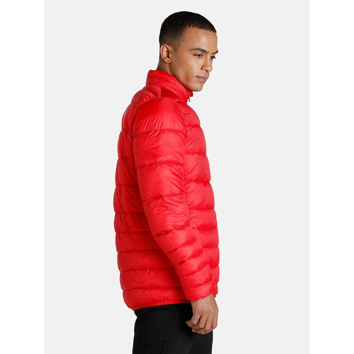 Mens red padded on sale coat