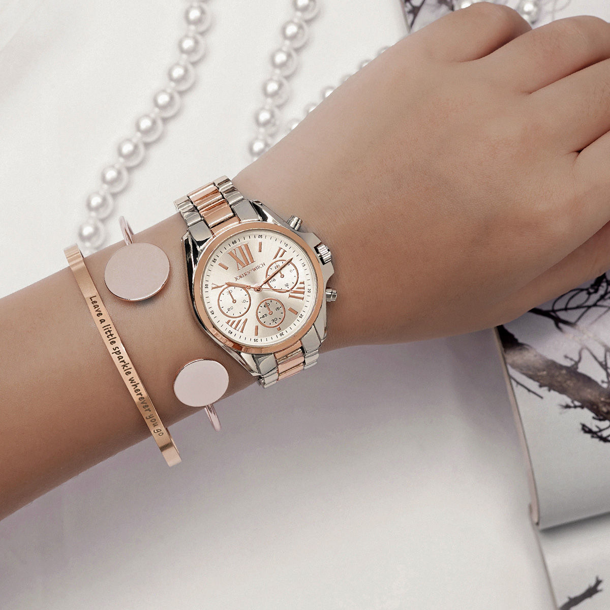 Buy Joker & Witch Devon Watch Bracelet Stack JWBS1000 (L) Online