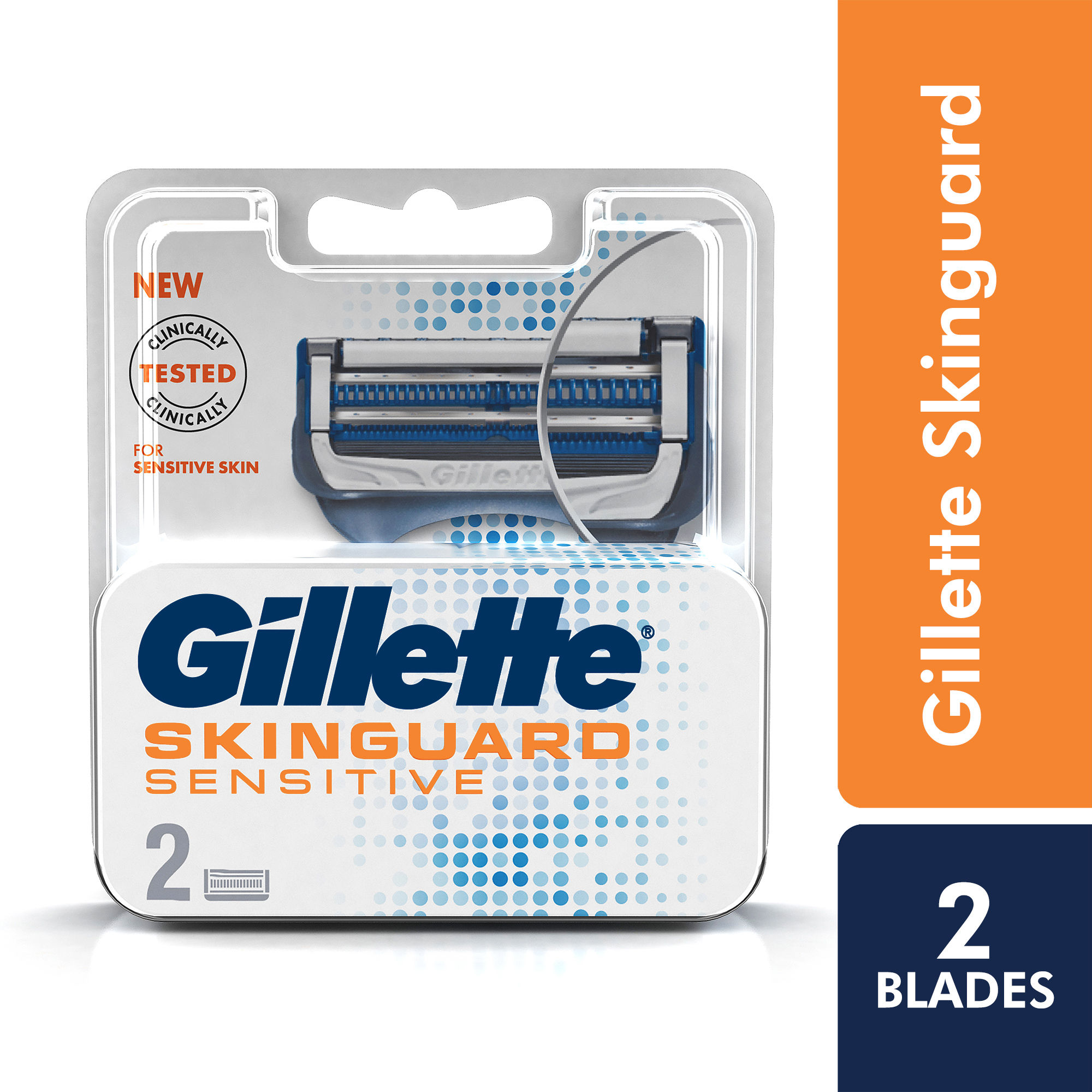 Gillette Skinguard Manual Shaving Razor Blades With 2 Cartridges