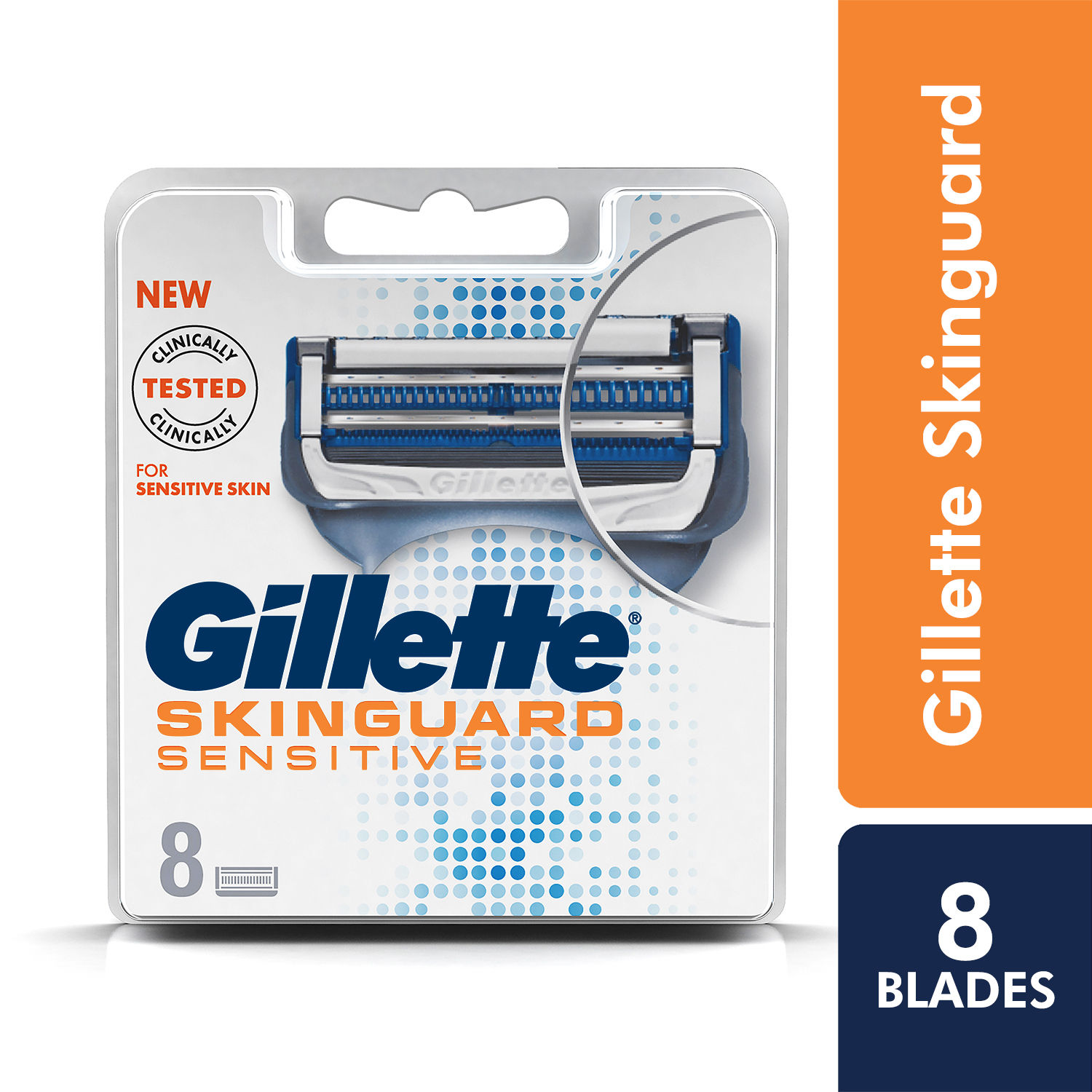 Gillette Skinguard Manual Shaving Razor Blades With 8 Cartridges