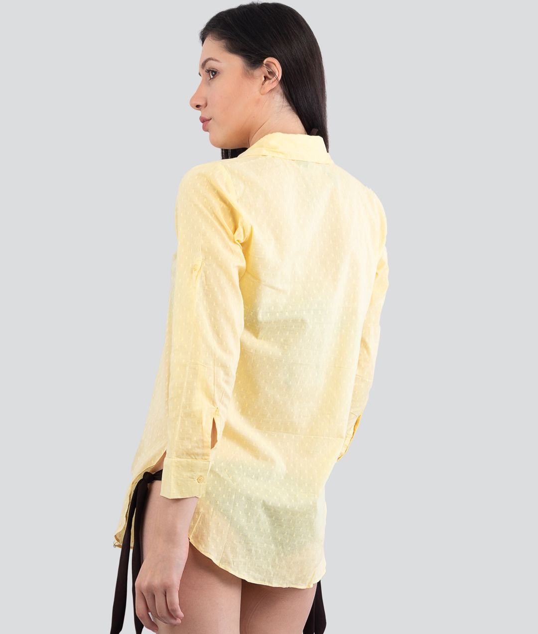 Buy Da Intimo Women Yellow CoverUp Dress Online