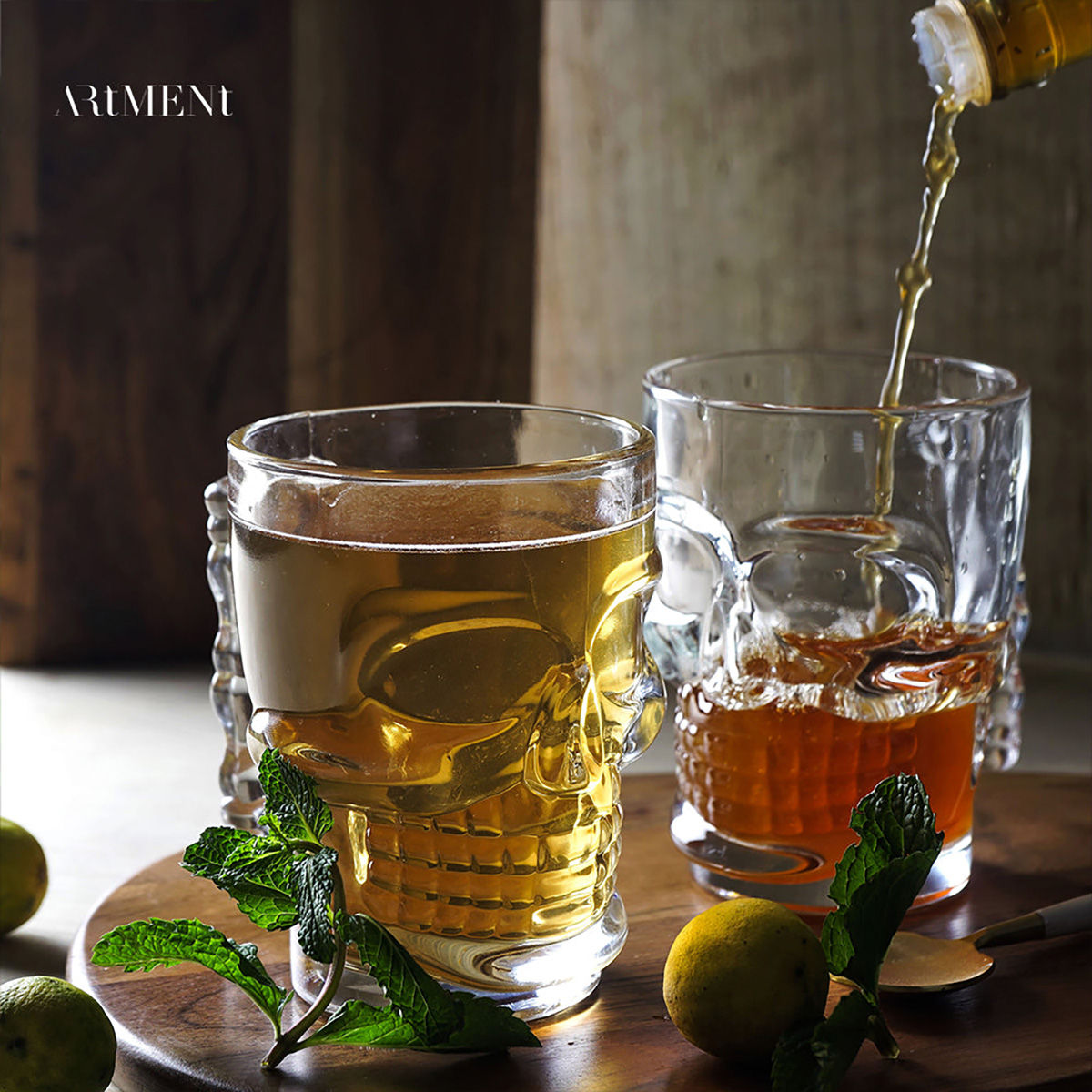 The Artment Bohemian Skull Beer Mug Set Of 8 Buy The Artment Bohemian