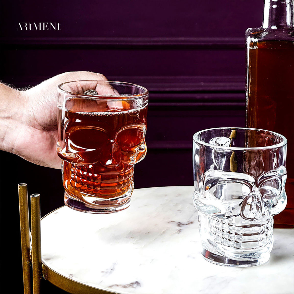 The Artment Bohemian Skull Beer Mug Set Of 8 Buy The Artment Bohemian