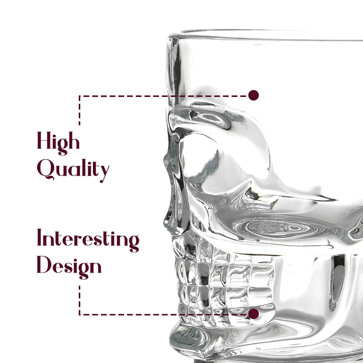 The Artment Bohemian Skull Beer Mug Set Of 8 Buy The Artment Bohemian