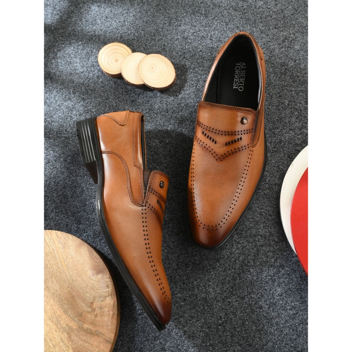 Alberto torresi tan outlet formal shoes