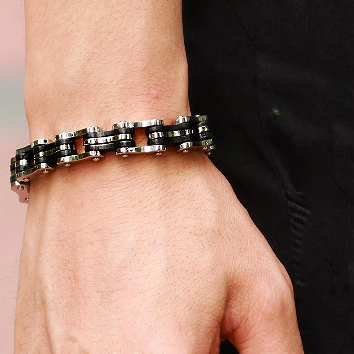 Buy Gold Mens Bracelet Mens Chain Bracelet Bike Chain Bracelet Online in  India  Etsy