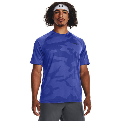 Buy Under Armour UA Velocity Jaccard Camouflage Short Sleeve Blue