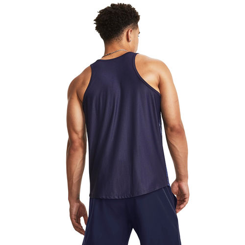 Buy Under Armour UA Project Rock Iso Chill Muscle Navy Blue Tank