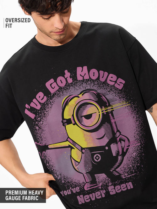 Buy The Souled Store Official Minions I've Got Moves Men Oversized