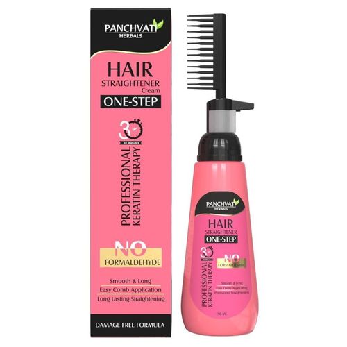 Panchvati Herbals Professional Keratin One-Step Hair Straightener Cream  With Easy Comb Applicator: Buy Panchvati Herbals Professional Keratin  One-Step Hair Straightener Cream With Easy Comb Applicator Online at Best  Price in India |