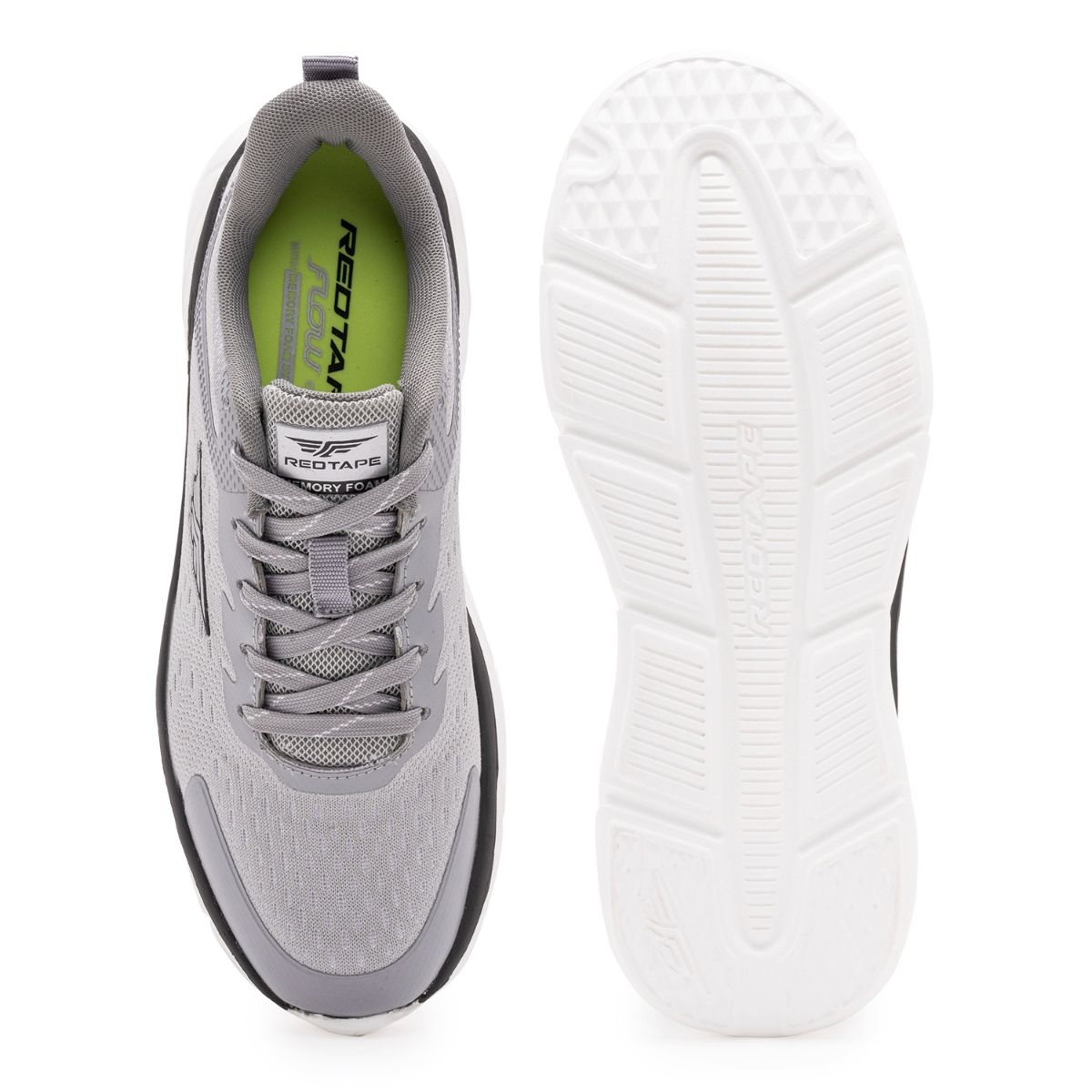 Red tape grey walking shoes deals