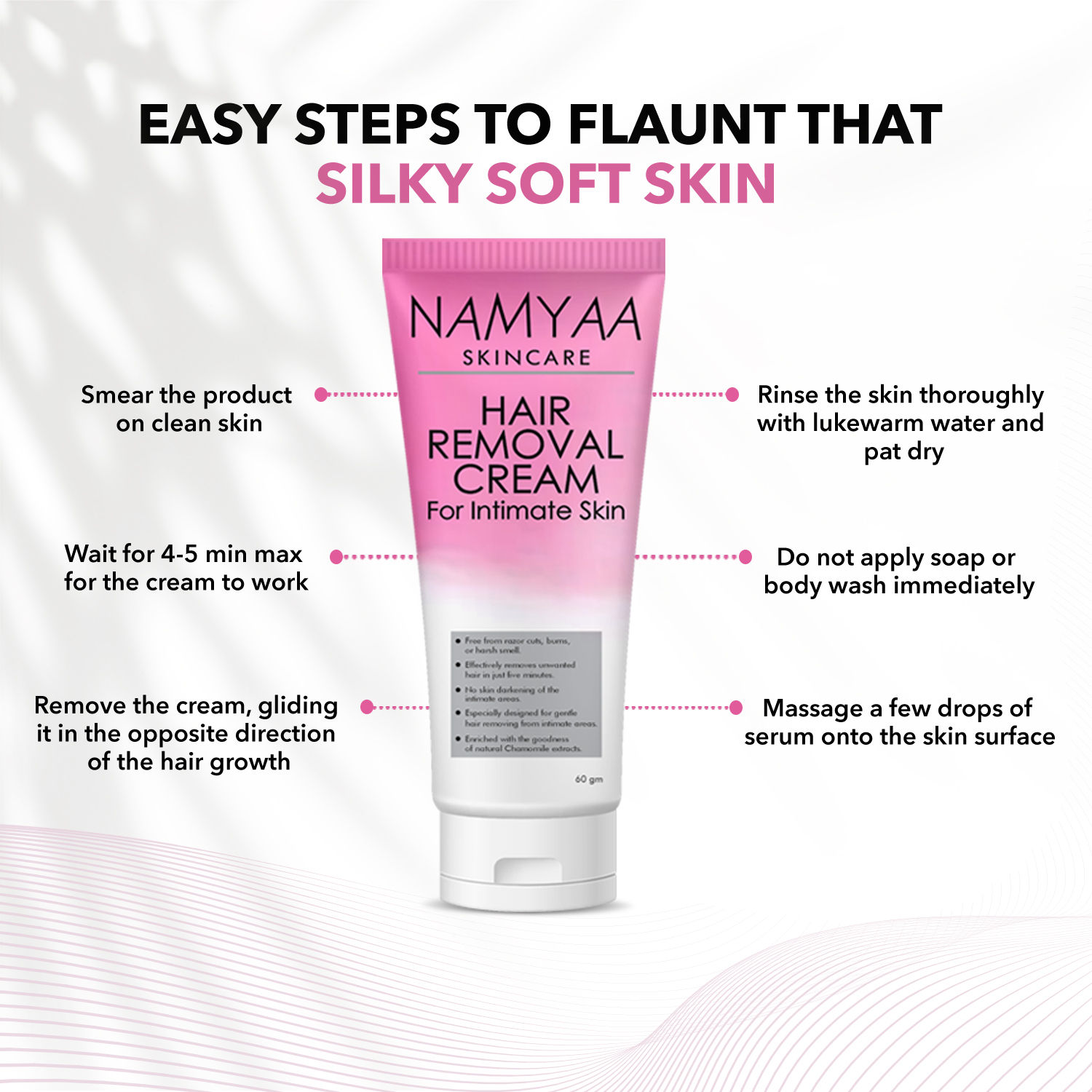 Namyaa Hair Removing Cream For Intimate Skin  60 Gm  Medanand