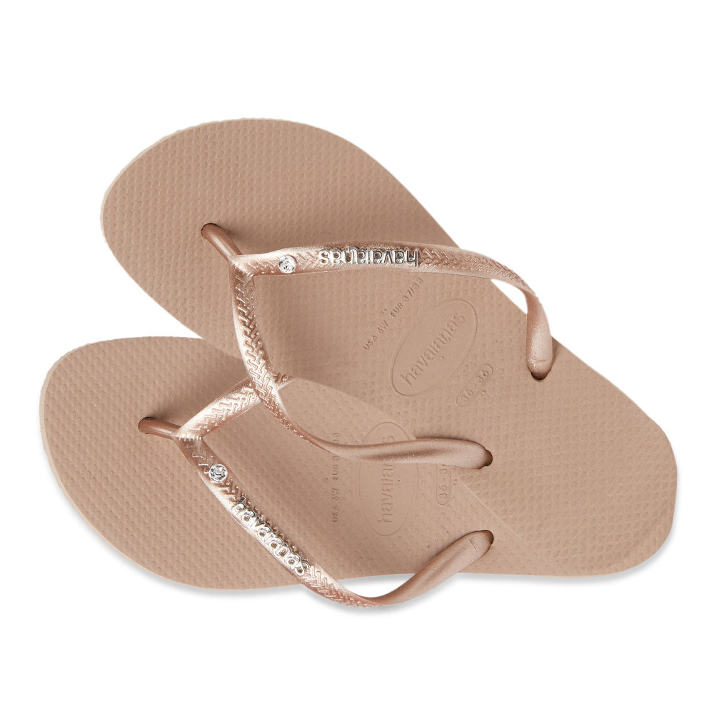 Rose gold havaianas sale store