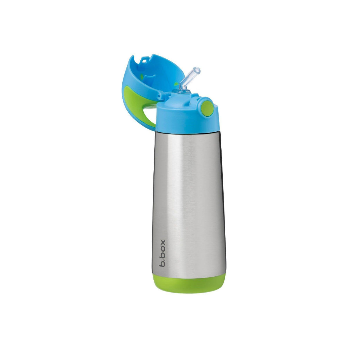 b.box bbox Insulated Straw Sipper Drink Water Bottle 500Ml Ocean Breeze