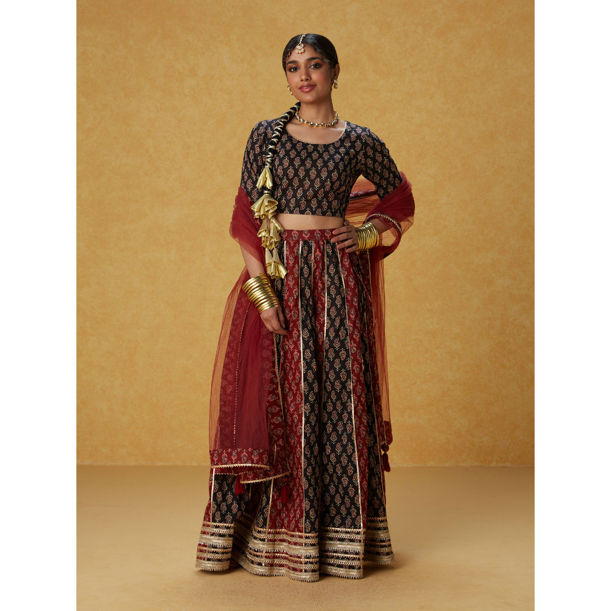 Kalbelia Lehenga Set Lehenga Set-Plus Size Clothing(XS-10XL)