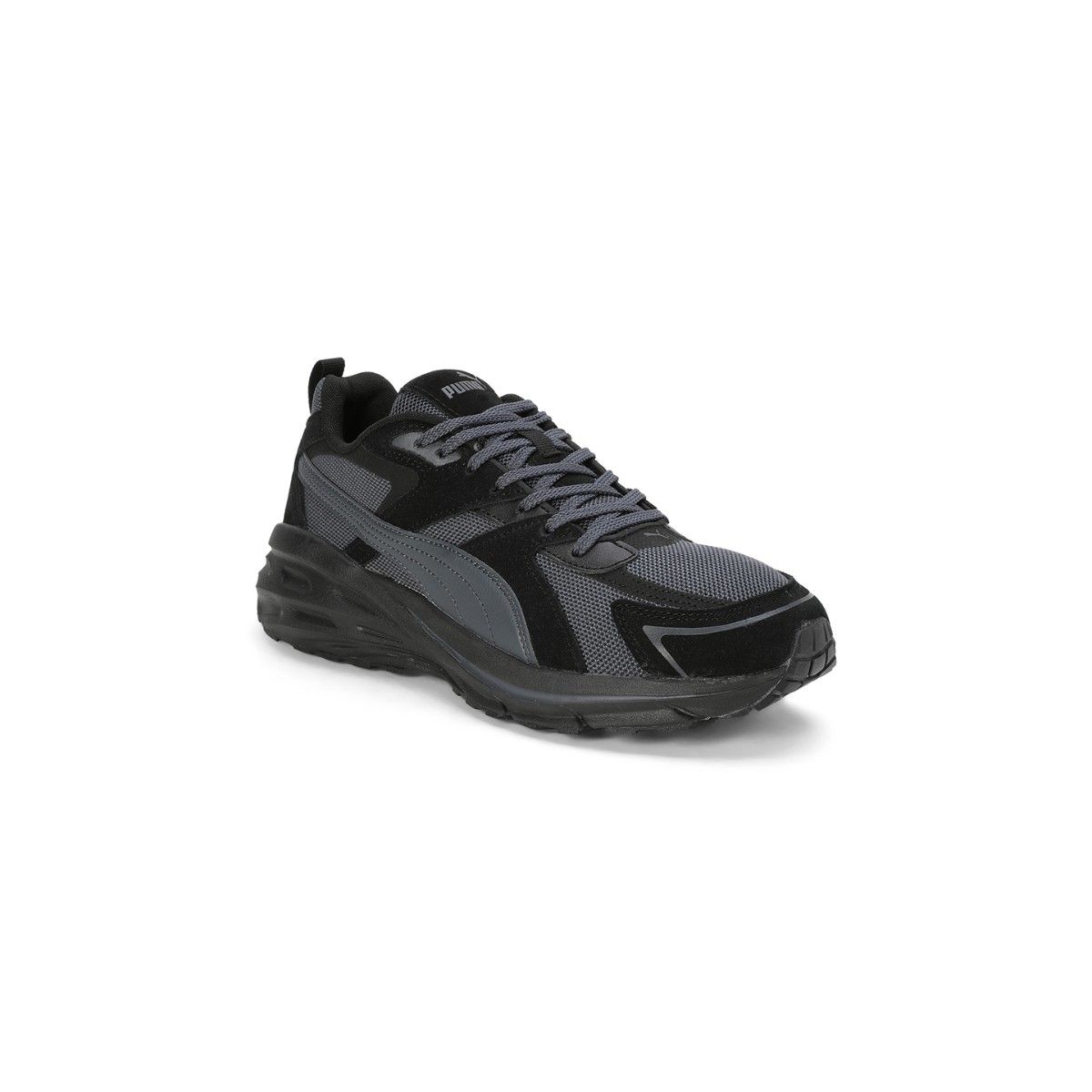 Puma Hypnotic Ls Unisex Black Sneakers (UK 4)