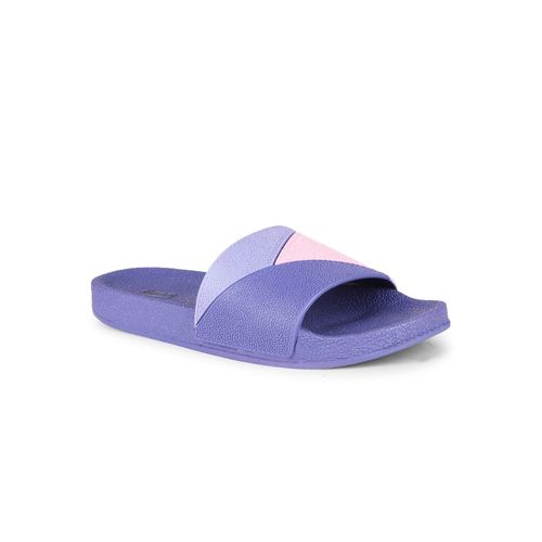 Buy Bata Women Blue Sliders Online