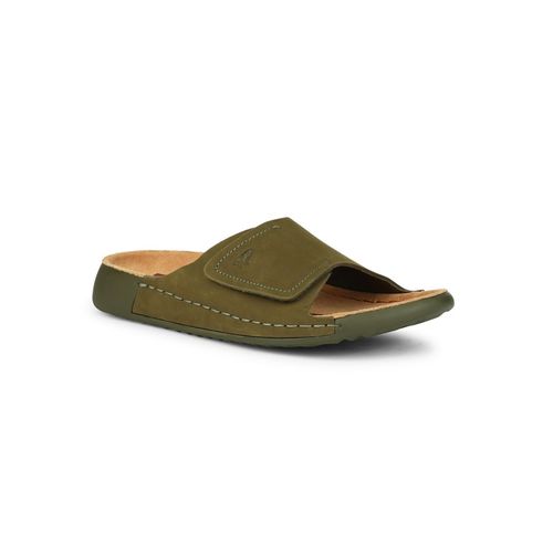 Leather Sandals Hush Puppies Mule Hush Puppies Women Green Sandals