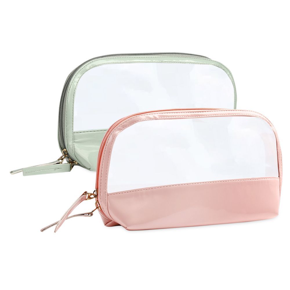 Buy NFI Essentials Transparent Makeup Pouch For Women (Pack Of 2) Online