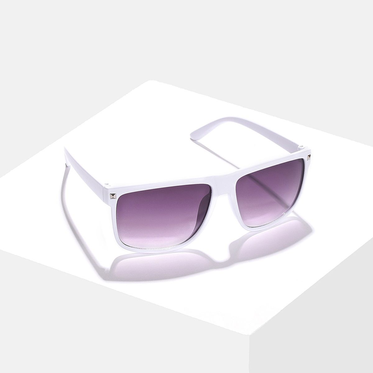 White sunglasses with purple lenses outlet