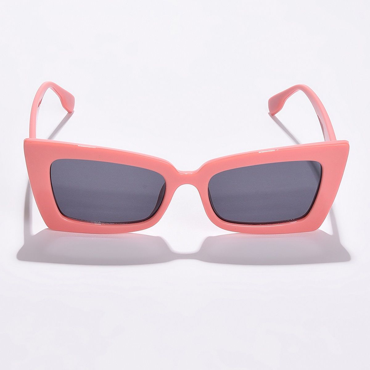 Buy Haute Sauce Women Grey Lens Peach Cat Eye Sunglasses 51 Online