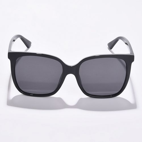 Buy Haute Sauce Women Grey Lens Black Wayfarer Sunglasses (55) Online