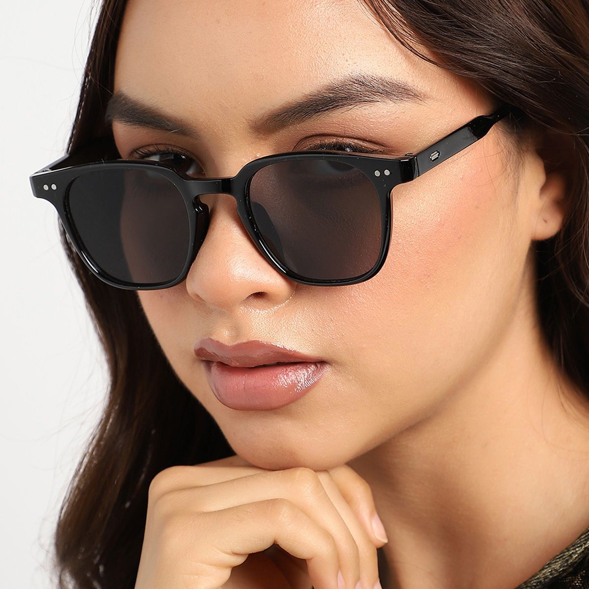 Buy Haute Sauce Women Grey Lens Black Wayfarer Sunglasses 45 Online