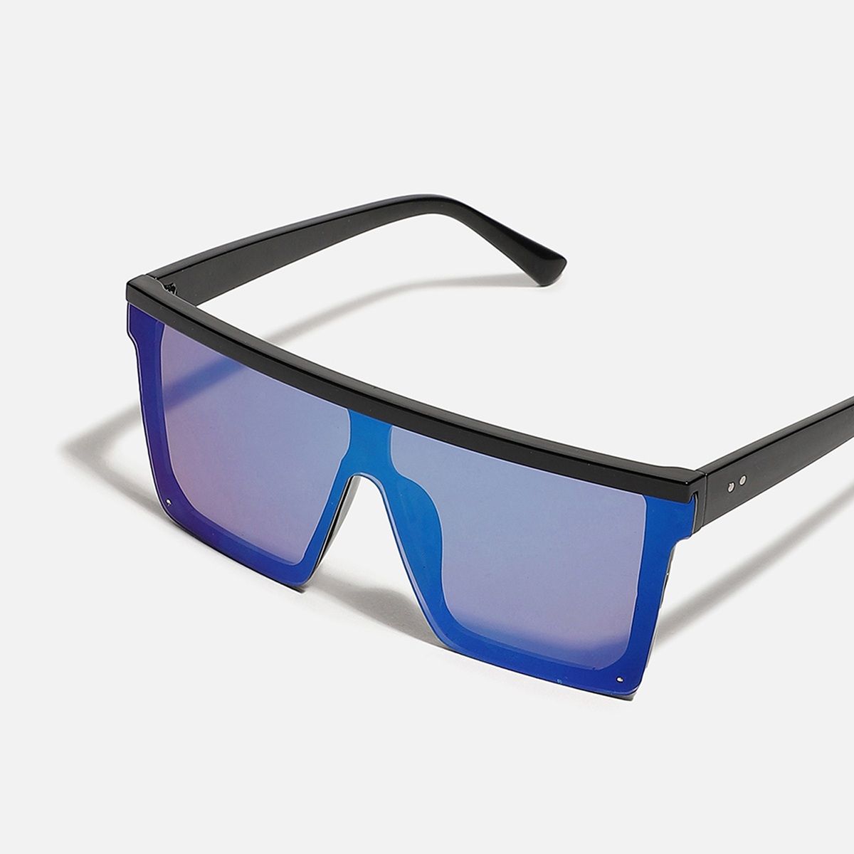 Reflective square sunglasses store