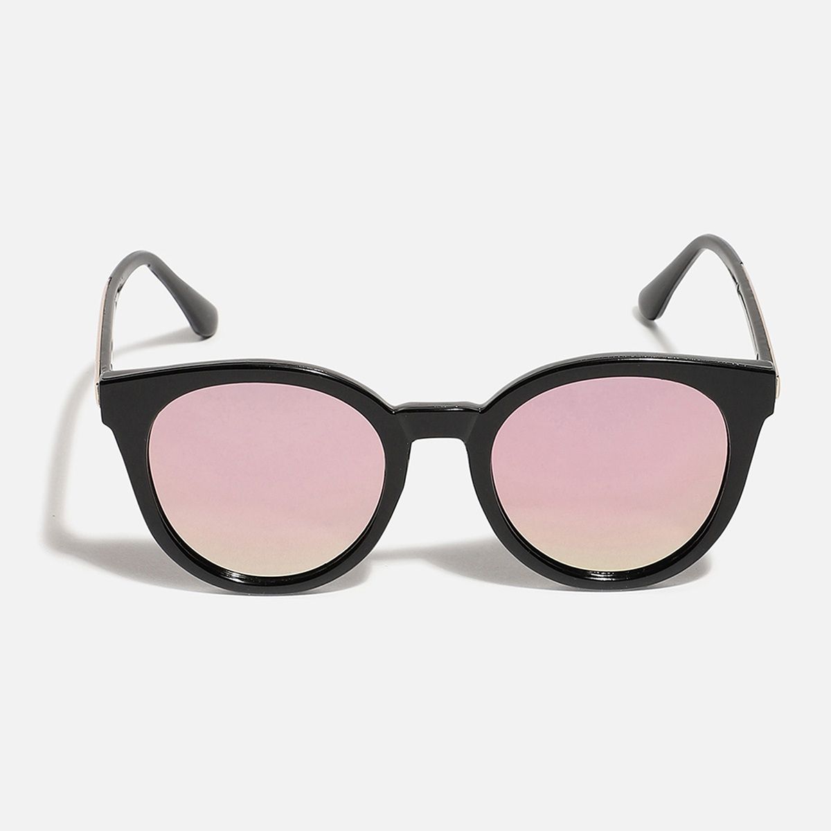 Buy Haute Sauce Women Pink Lens Black Wayfarer Sunglasses 50 Online