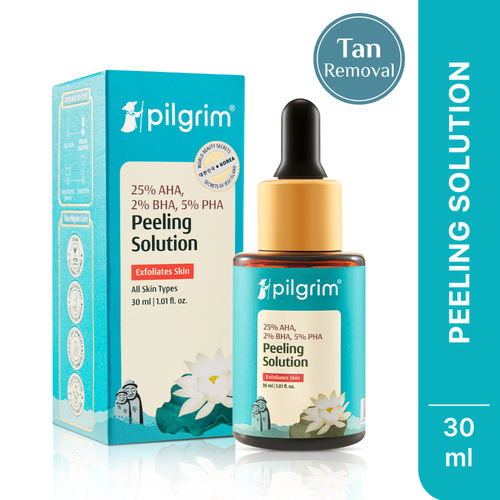 Pilgrim 25% AHA 2% BHA 5% PHA Face Peeling Solution for Acne Scars
