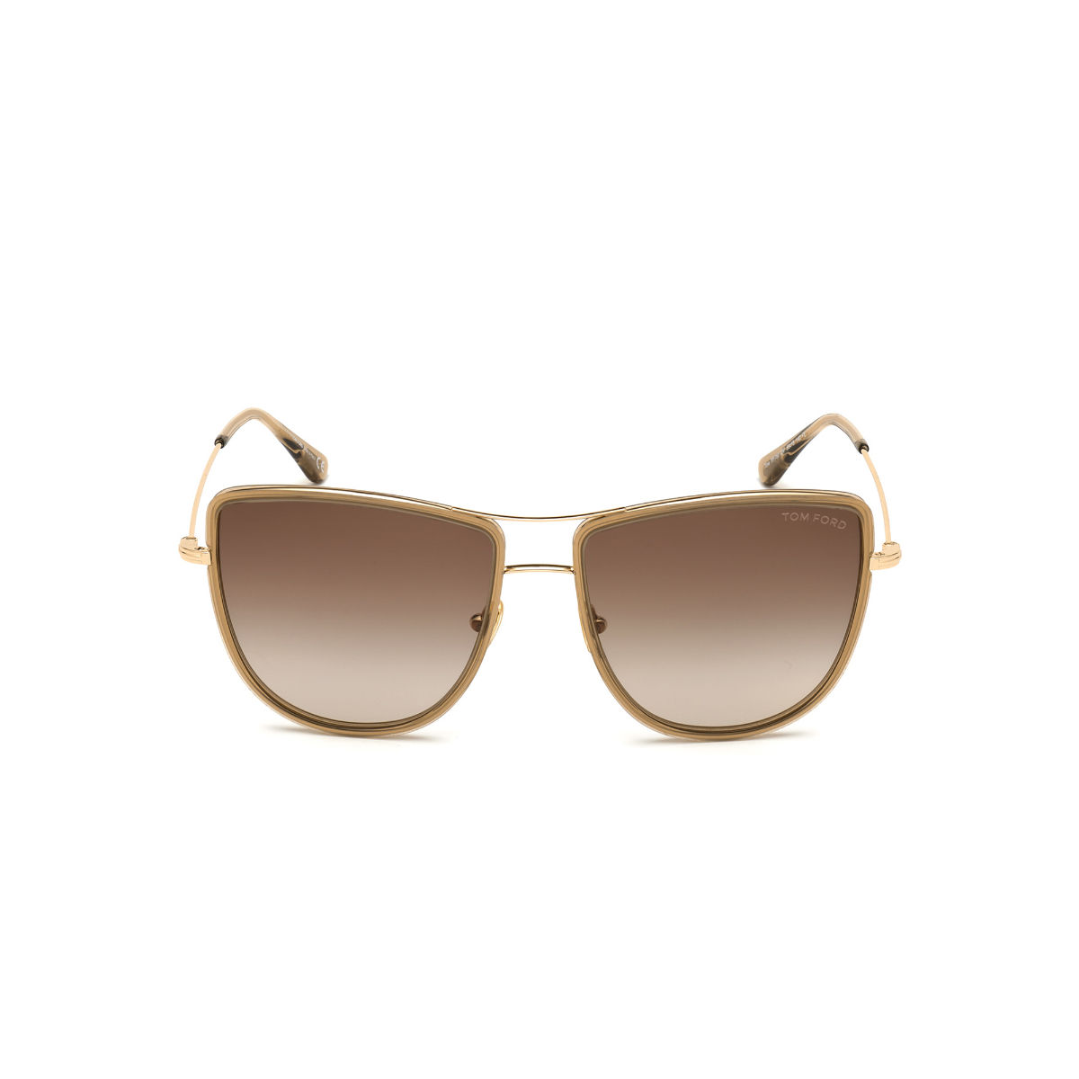 Tom Ford Eyewear Gold Metal Sunglasses FT0759 59 28F