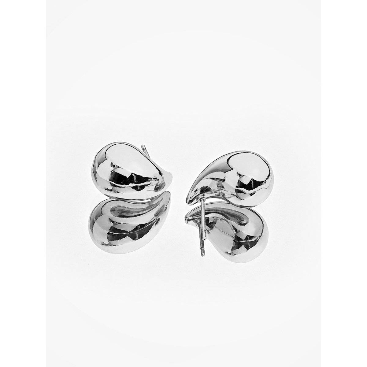Kazo Silver Everyday Minimal Stud Earrings
