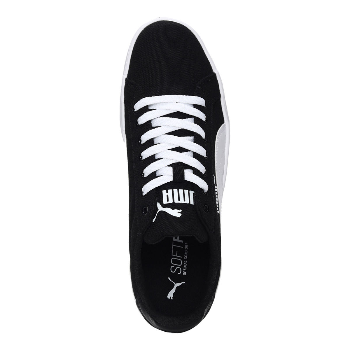 Buy Puma Smash Vulc Canvas Unisex Black Casual Sneakers UK 7 Online