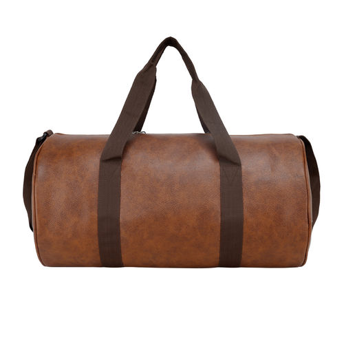 Leather World Vegan Leather Travel Duffle Sports Gym Bag for Men Women  Luggage - Main Image