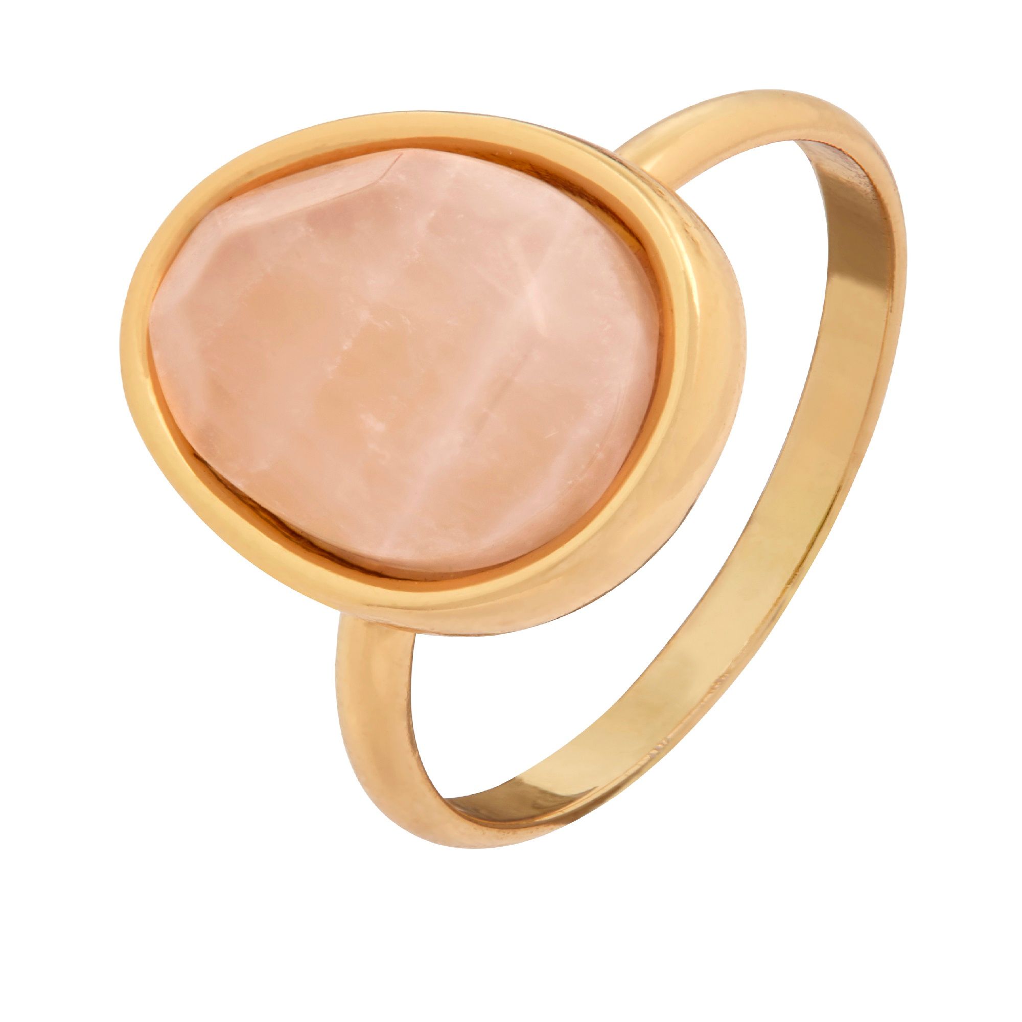 Buy Accessorize London Pink Semi Precious Stone Ring Online