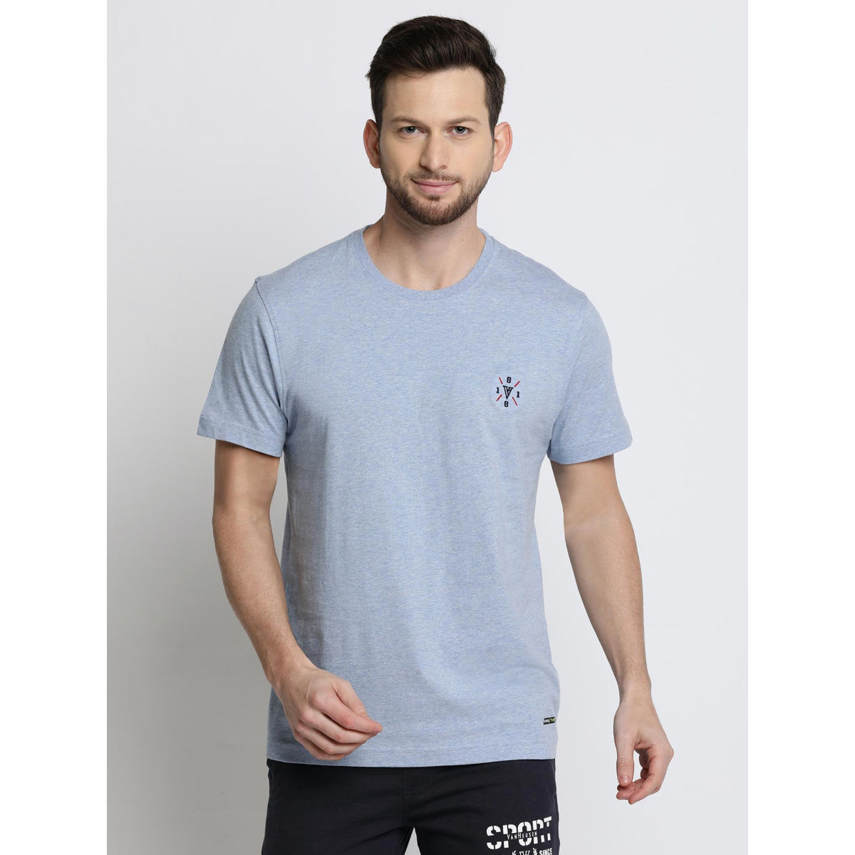 Van heusen online crew neck shirt