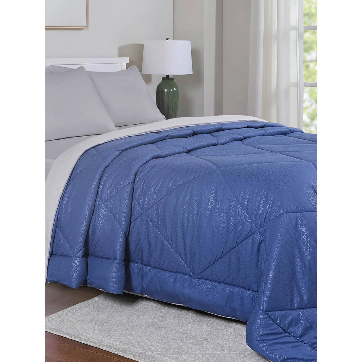 Maspar Printed Polyester 250 GSM Bed Quilt (Single)
