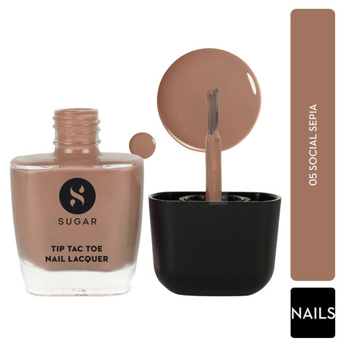 SUGAR Tip Tac Toe Nail Lacquer Classic - 05 Social Sepia
