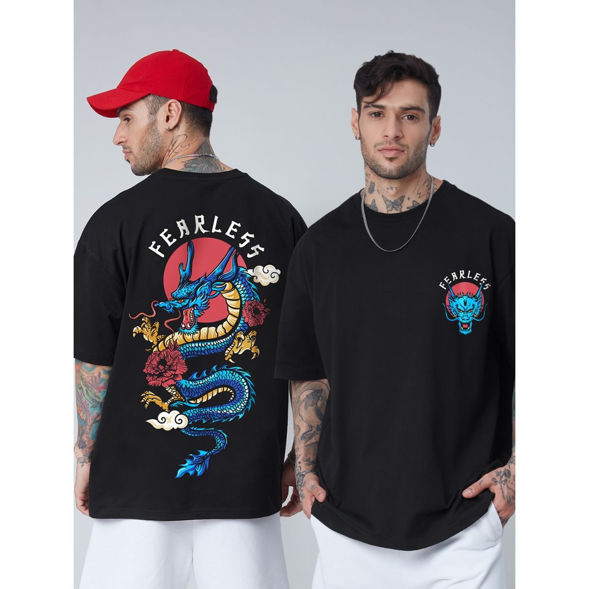 Buy The Souled Store Originals Unleash The Dragon Oversized T