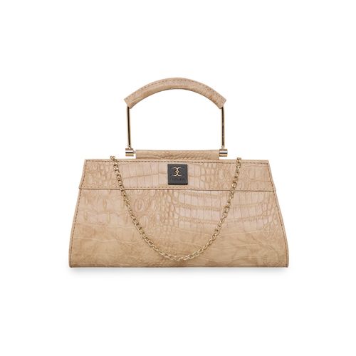 Buy ESBEDA Beige Color Trending Party Clutch for Women Online