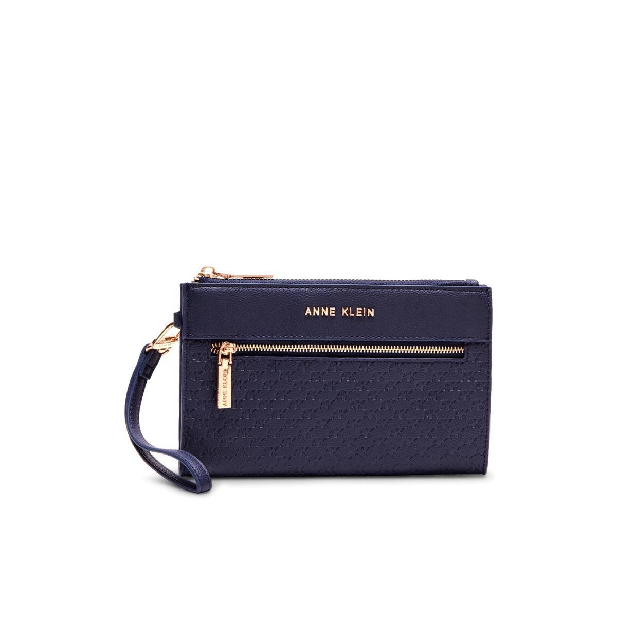 Anne Klein Blue Wristlet