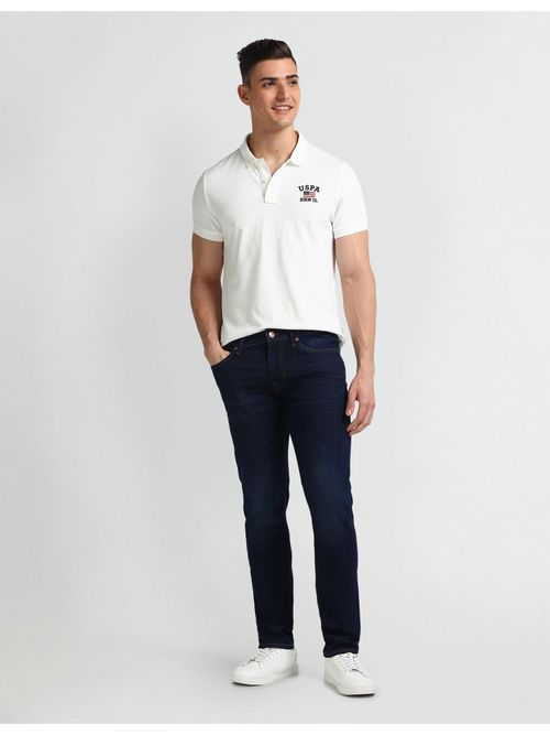 Navy Blue Jeans White Polo And Jeans Buy Polo Denim Brandon