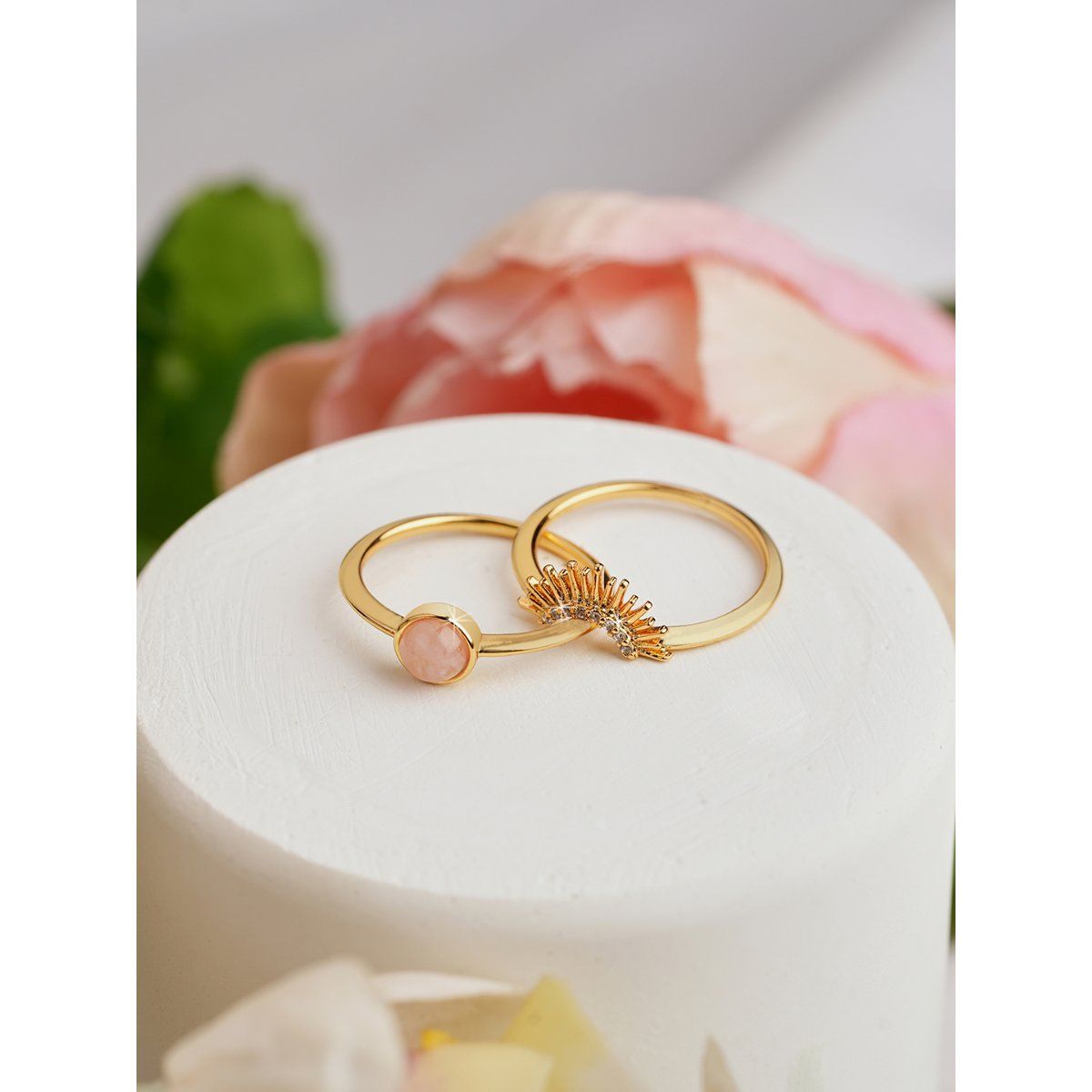 Z gold online plated ring